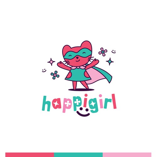 Cute logo for a happy girl :)
