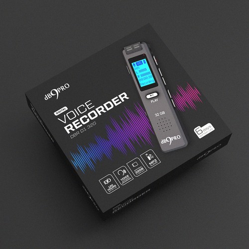 Packaging Design for Digital Voice Recorder