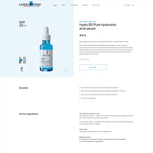 La Roche-Posay design concept