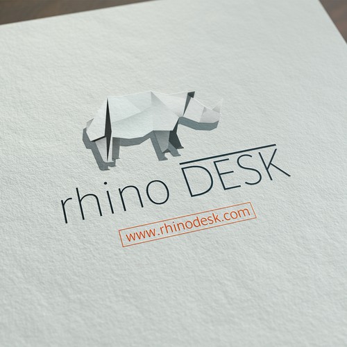 Simple modern logo for desk company