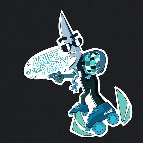 Knife as a mascot