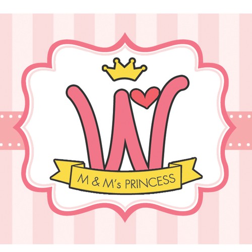 Baby Girl Business card with her logo on it.