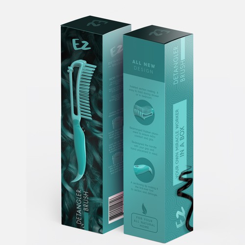 Curly hair brush 