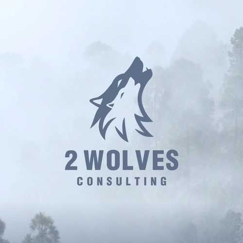 2 Wolves logo