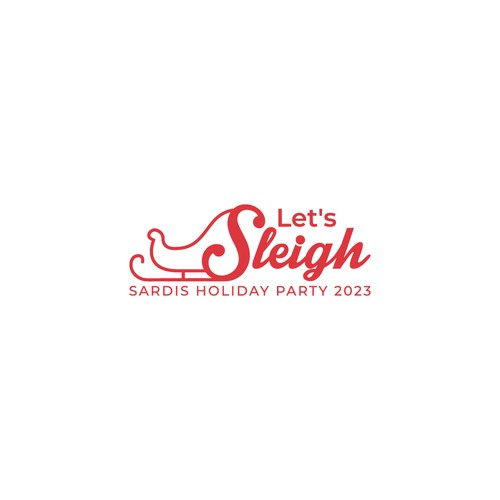 Let's sleigh Logo