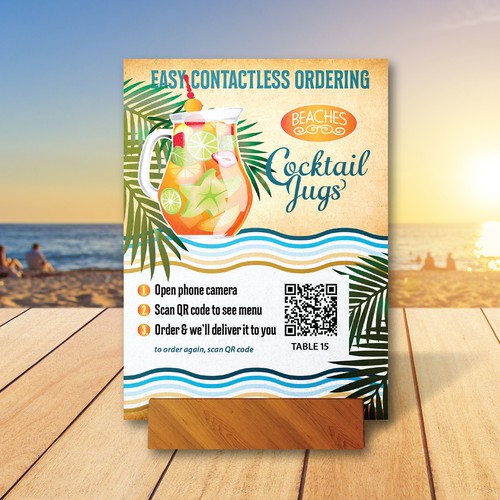 Self Serve Ordering Card Design
