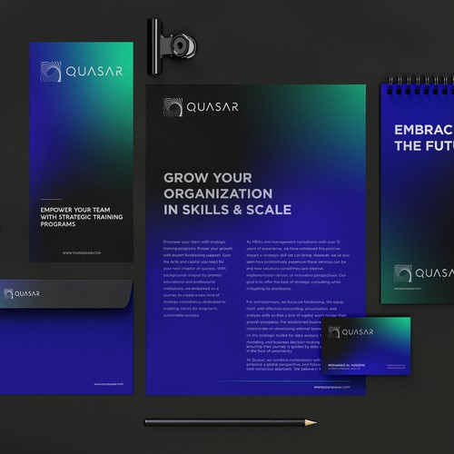 Branding Design for Quasar – Business strategy consultants