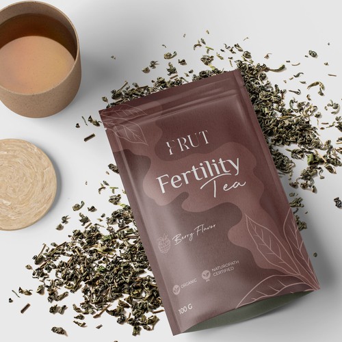 Fertility tea pack design