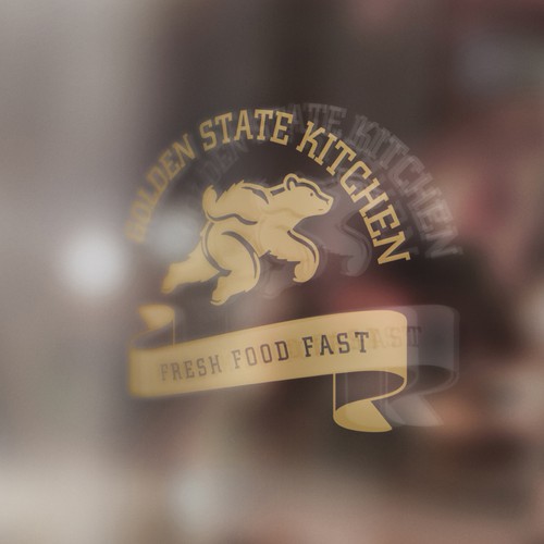 Golden State Kitchen Logo Design