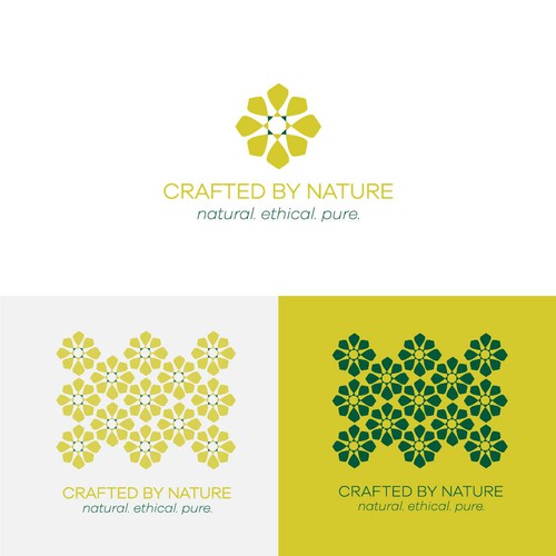 Logo concept for %100 natural beauty care line