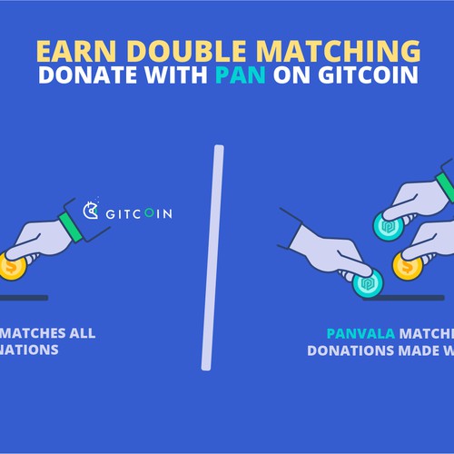 Double Matching donation Illustration