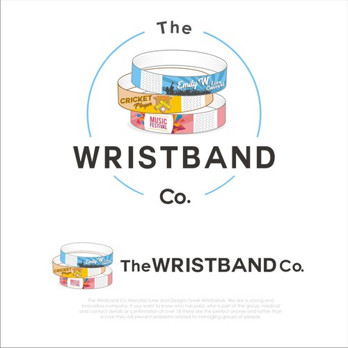 Logo for WRISTBAND COMPANY