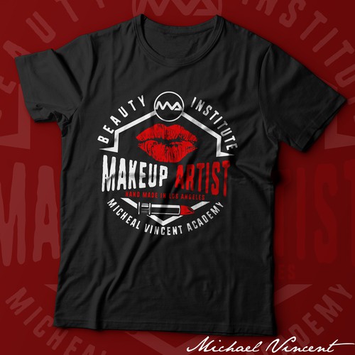 Make up Artist by Micheal Vincent Academy T-shirt