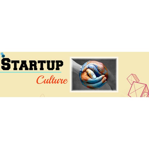 Design Web Banner and Card for "Startup Culture"