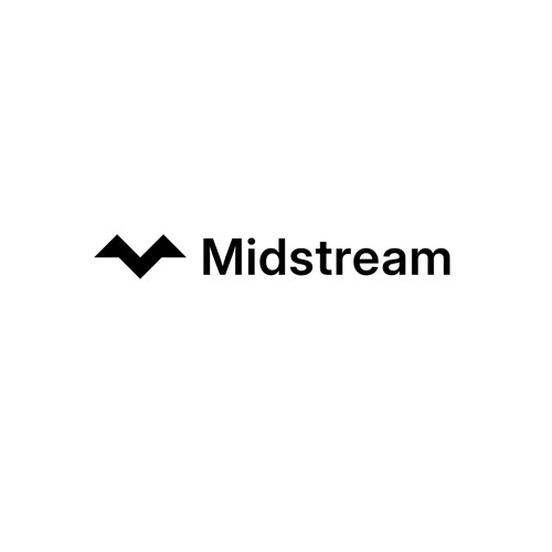 Bold logo design for developer tool ( Midstream )