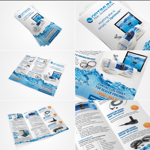 Optimum Pool Technologies needs a new brochure design