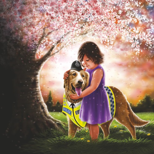 Digital painting for illustrated children book