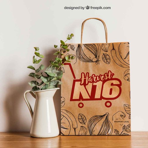 Jute bag design