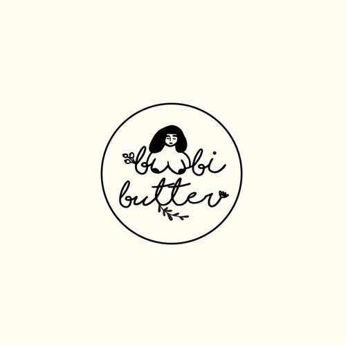 Logo for all-natural, organic, vegan cosmetics.