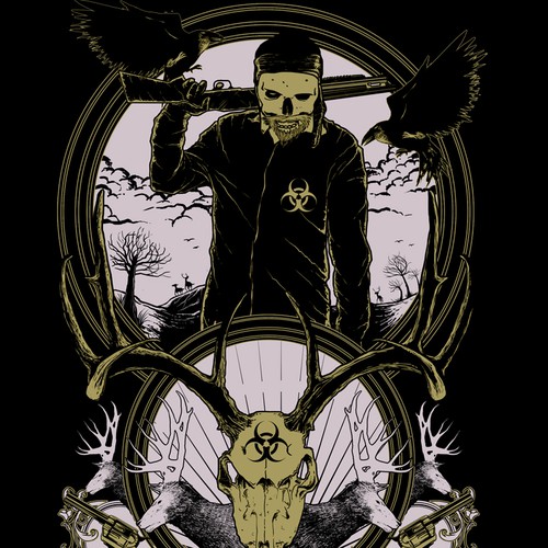 Awesome Hunter Skull Shirt