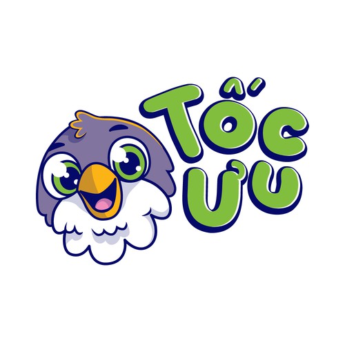 Cute, lovely, and young Peregrine falcon mascot with big eyes. More poses needed in 1-1 project