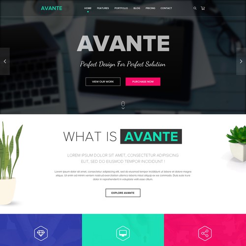 one-page multipurpose WordPress theme