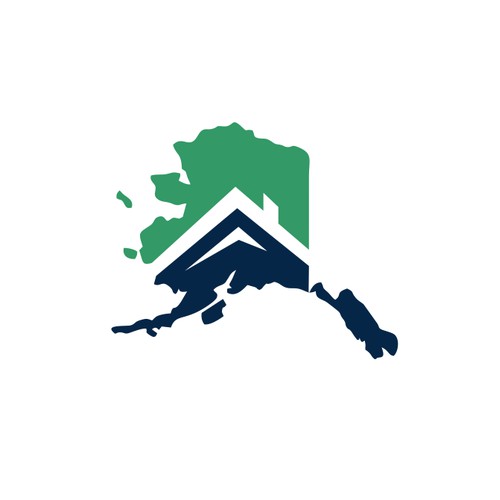 Design and modern/rustic logo for a vacation rental agency in Alaska