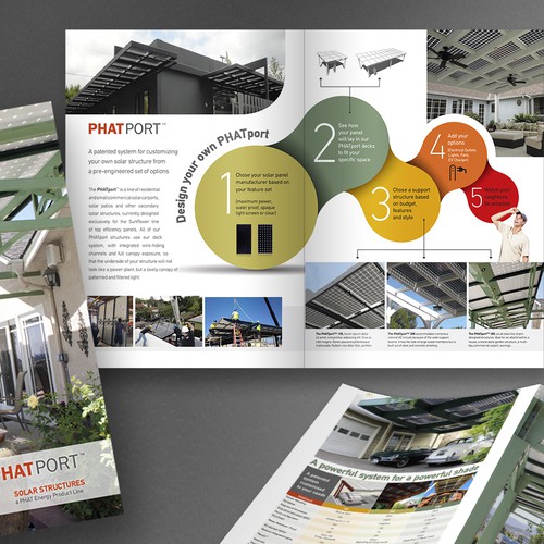 PHATport Solar Structures-  Make a brochure for this line of solar canopies.