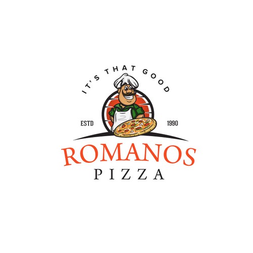 Logo concept for Romanos Pizza