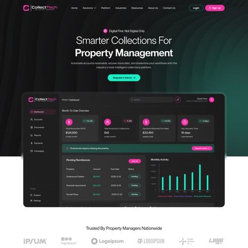 Fintech House Management Portal