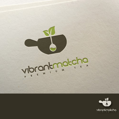 Modern logo concept for premium tea