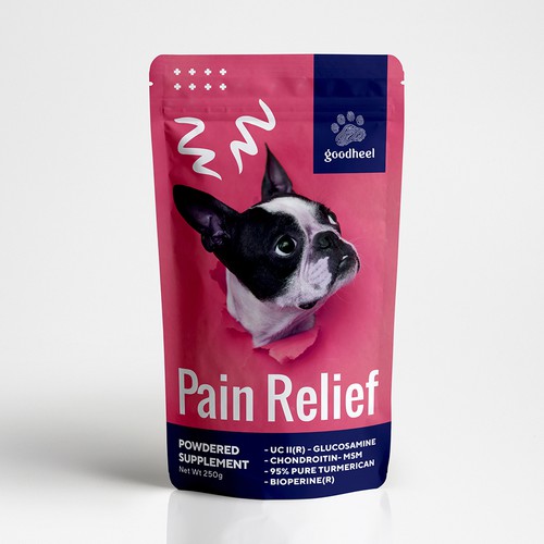 Pain Relief packaging design