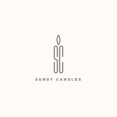 Logo design for Sandy Candles