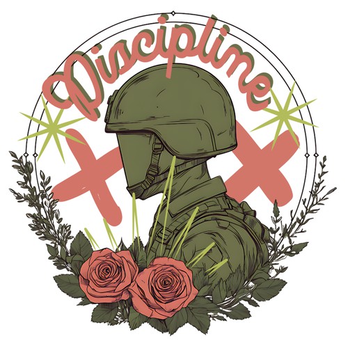 Discipline, Tshirt print design