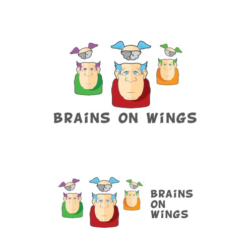 New Logo for "brains on wings" ~ GUARANTEED ~ $51 EXTRA!