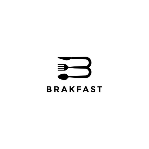 Logo for brekfast delivery, Brakfast