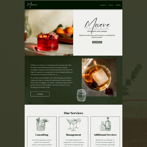 Social Media Management Website Design