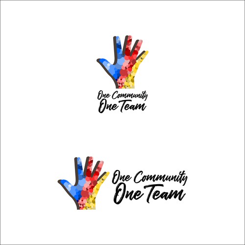 Fun logo concept for One Community. One Team.