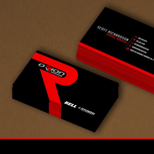 Business card design