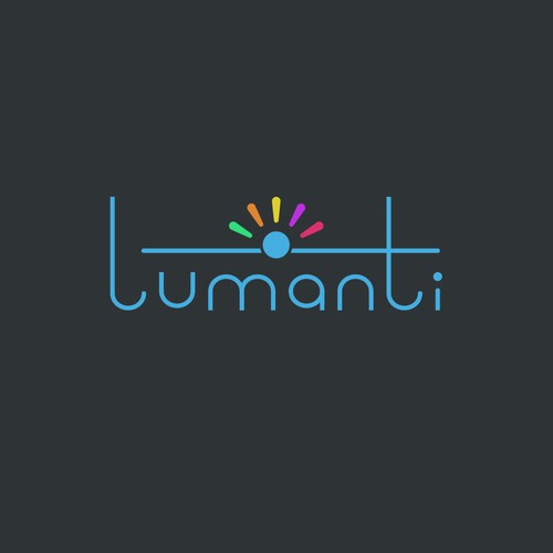 Logo for an LED light company named lumanti