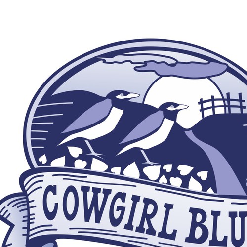 Time to Giddy Up!  Need a logo for Cowgirl Blue :)  