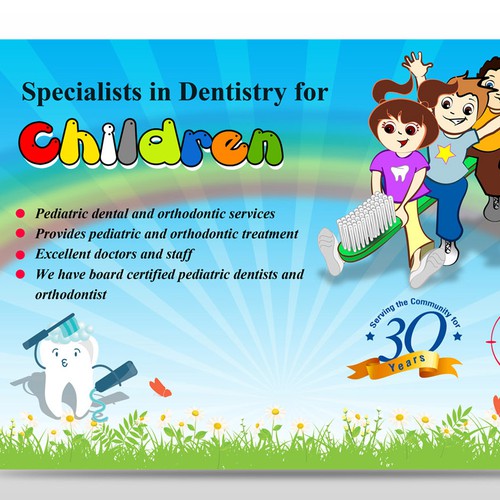Pediatric Dentistry/Orthodontic Practice Postcard