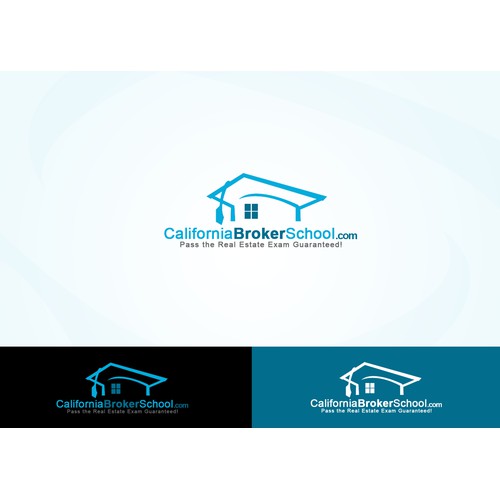 logo for california broker school