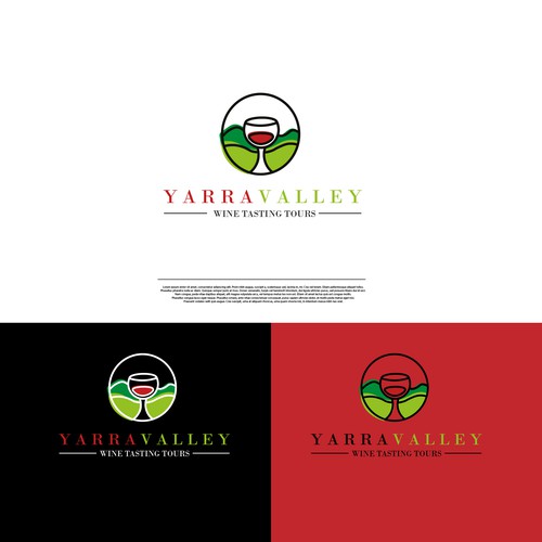 Logo for a company organizing wine tasting tours