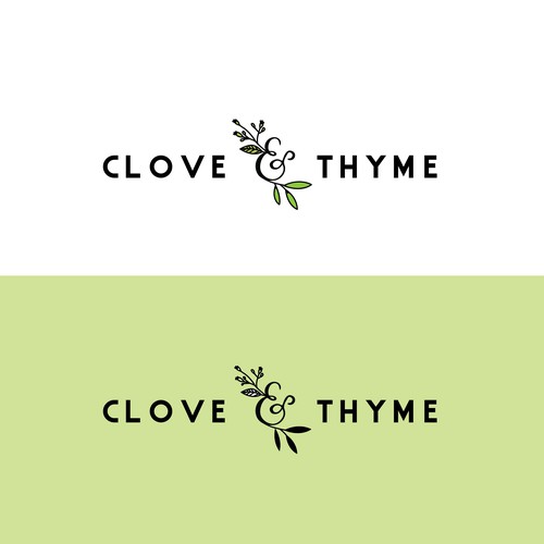 Sophisticated, Organic Design for Clove & Thyme Personal Chef and Catering