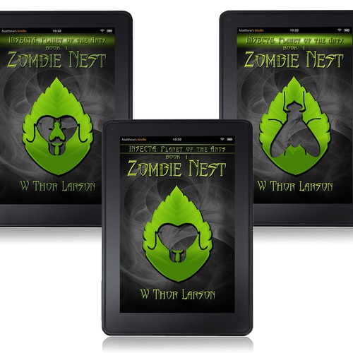 Zombie Nest e-book cover concept