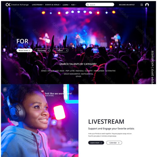 Home page