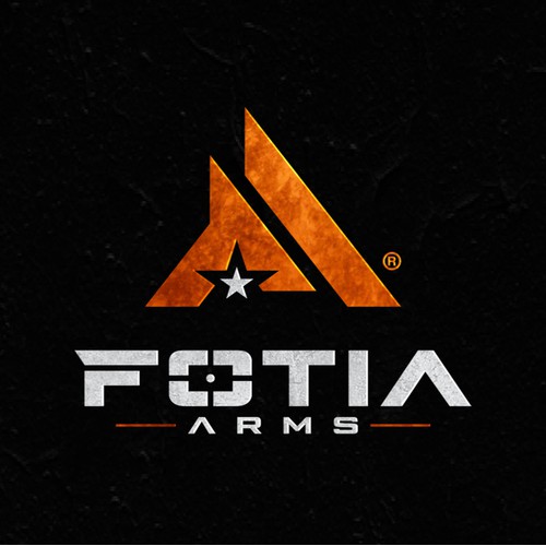 Logo design for the firearms manufacturer "Fotia". 