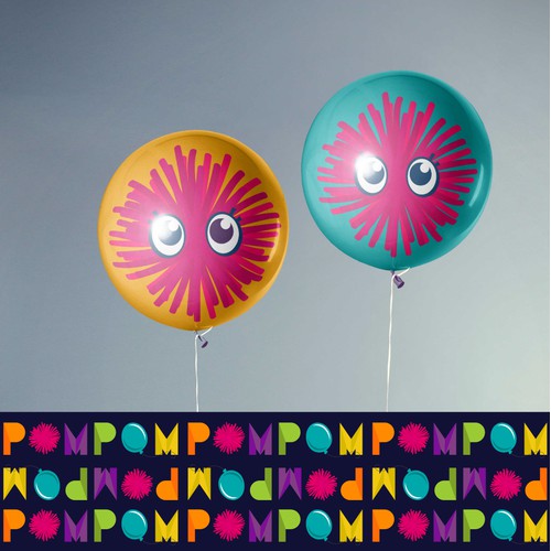 Logo and Brand Guide for Pom Pom Play & Party