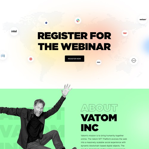 Landing Page for NFT Webinar